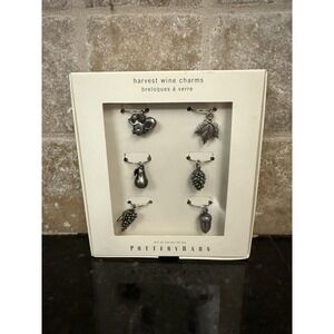 Pottery Barn Harvest Wine Party Charms Set of 6